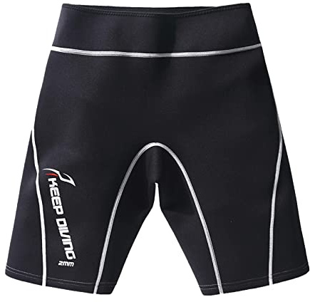 Short de plongée en néoprène blanc S 2 mm