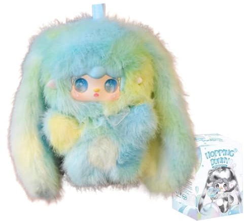 Yooki HOPPING BUNNY Series Blind Box Action Figures Mystery Box Cute Random Toys Birthday Gift Christmas Collectible Toy for Desktop Ornaments, 1PC