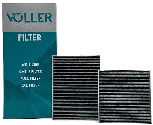 Filtro abitacolo al carbone antipolline (doppio) per Peugeot 207 208 2008, Citroen C3 C4, DS3 DS5 1609428080, 1609428180, 6447VY, 6447VX
