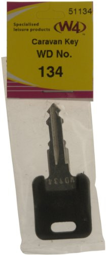 W4 WD Replacement Caravan Key No134 - Black