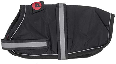 Petface Super Soft Waterproof Dog Coat, 60 cm, Black