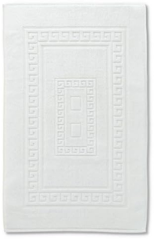CASA TESSILE Tappetino da bagno in spugna 60 x 120 cm Torino - Bianco