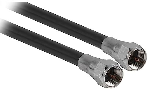 Ativa® RG6 Coaxial Cable, 6’, Black, 26894
