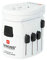 SKROSS 'World Pro World USB' Sch Steckeradapter Weiss OneSize