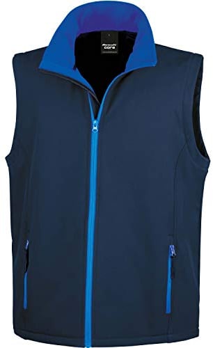 Result R232M Printable Softshell Bodywarmer - Navy/Royal, X-Large