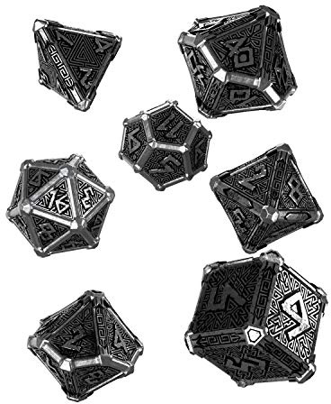 Metal Mythical Dice Set (7)