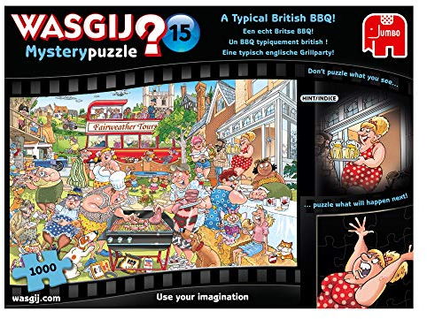 Wasgij 19163 Mystery 15 A Typical British BBQ! (1000 Piece) Jigsaw Puzzle
