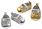 Heless 7421 Puppenkleidung Glitzerballerinas in Größe 30-34cm