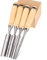 Wood Carving Gouge Set, 4-Piece Woodworking Hand Chisels Compact Wood Carving Knife Semicircular Shovel for Woodworking Hobby Tools and Professional