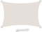 swift Vela Ombreggiante Impermeabile Rettangolare 2x4 m Protezione Anti Raggi UV Tenda a Vela 4x2 m, Telo Tenda da Sole a Vela per Esterno, Giardino & Gazebo, Beige