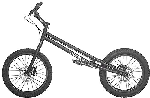 OMKMNOE Trial Bike/Fahrrad-Trial Für Anfänger Und Fortgeschrittene 20-Zoll, Hohe Qualität Rahmen Und Gabel Mit Bremse Schwarz Verbesserte Version,A