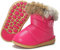 Gaatpot Stivaletti per Bambine e Ragazze Stivali da Invernale Scarpe da Neve Fodera Caldi Pelliccia Stivaletto Piatto Antiscivolo Boots Rosa 22EU = 23CN