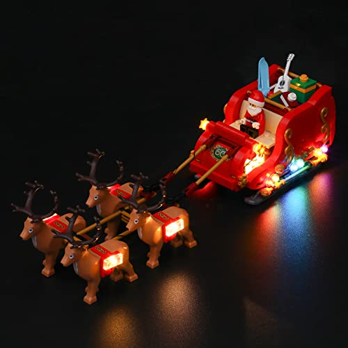 LIGHTAILING Licht-Set Kompatibel Mit Lego 40499 Santa Sleigh Bausteinen Modell - Modell Set Nicht Enthalten