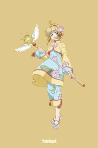 Card Captor Sakura Notebook: 6x9 120 Pages, Journal, Matte Finish Cover, Lined College Ruled Paper, Planner, Diary