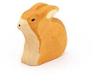 Holzfigur Hase sitzend