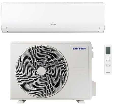 Samsung AR30 Malibù 18000 BTU, Climatizzatore Monosplit in Pompa di Calore, GAS R32, AR18BXHQASINEU+AR18BXHQASIXEU, [Classe di efficienza energetica A++/A+]