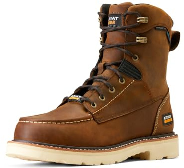 ARIAT Men’s Rebar Lift 8” Waterproof Composite Toe Work Boot