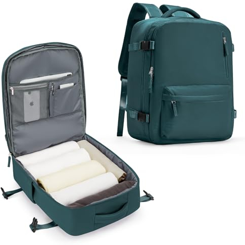 SZLX Borse da Cabina per easyjet 45x36x20 zaino da viaggio donna Ryanair 40x20x25 Bagaglio a Mano con porta usb per aereo per laptop Casual Daypack