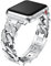 Metallo Bracciale da Polso Argento Compatibile con Apple Watch 41mm, Brillantini Cinturini da Polso in Acciaio di Ricambio Bracciale Compatibile con iWatch 41mm 40mm 38mm Series 9/8/7/6/5/4/3/2/1/SE