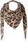 stylx XXL Tuch 23 Farben Farbwahl Halstuch Musselintuch Musselin Damen Damenhalstuch Dreieckstuch Schal Herren Männer Frauen Herrenhalstuch Dreieckig leicht (einlagig) (Leo groß beige)