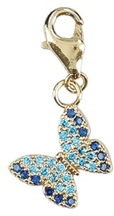 Depesche 11785-087 Charms Express yourself - Anhänger für Halsketten und Armband, Schmetterling,vergoldet, als kleines Geschenk