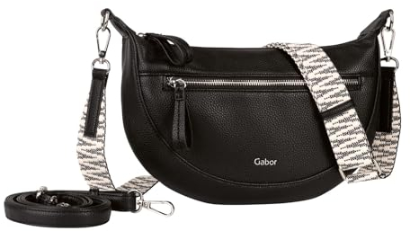 Gabor bags Silena Damen Umhängetasche Crossbody Bag Mittelgroß Schwarz