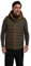 Mountain Warehouse Seasons Mens Hooded Padded Gilet - Water-resistant Isotherm Sleeveless Jacket with Side Pockets - Spring Summer, Camping, Outdoors, Travelling & Hiking Dark Khaki M