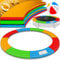 KESSER® - Trampolin Randabdeckung Ø 305 cm, 30cm breit 100% UV-beständig reißfest Federabdeckung inkl. Beachball Bunt