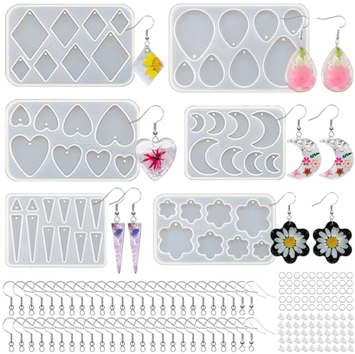 JSTHHTT Kit Resina Epossidica - Stampi in Silicone Creativi e Affidabili - Ideali per Creazioni Artistiche Fai da Te