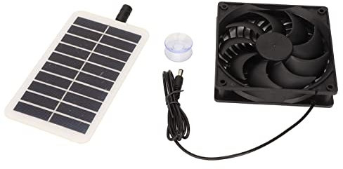Ventilatore da soffitta a energia solare per montaggio sul tetto, Ventilatore di scarico per pannello ad energia solare 15W Risparmio energetico Rimozione degli odori Estrattore
