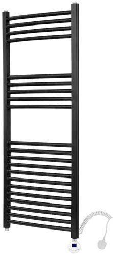 Hondony Radiator Towel Rail, Electric Heated Towel Rail, Electric Towel Rails for Bathrooms, 120 * 50CM