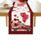 TELAIN Runner Da Tavola In Lino 13x72 Pollici, Durevole Ed Elegante, Design Unico Con Camion D'Amore E Rosa, Ideale Per San Valentino E Occasioni Speciali
