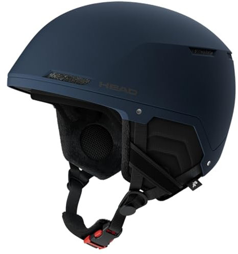 Casco da sci, snowboard, snowboard, casco da snowboard, Head Compact Evo, blu notte, taglia: XS/S (52-55 cm), con sistema di ventilazione ottimizzato, adatto per sci e snowboard