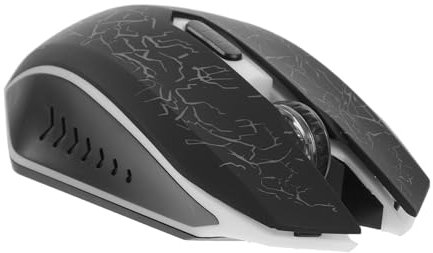 Operitacx LED Light Up Wireless Mouse 6D Button Colour Changing Cordless Mice 400mAh Battery for Gaming Office Home Dormitory RGB Laptop