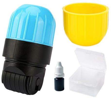 Rouleau de tampon de tablature de musique, tampon de notation de musique à double tête, 6 x 3,2 cm, outil d'apprentissage avec boîte de rangement transparente, ABS pour étudiants, enseignants