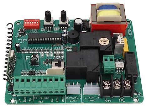Placa de Control del Motor de la Puerta Corrediza con Indicación LED, Placa de Circuito del Motor de la Puerta Eléctrica con Control Remoto
