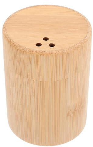 ZUNOXAZ Porta Stuzzicadenti Dispenser Multifunzionale Marrone in bambù per Conservazione Design Unico, Contenitore Compatto Elegante e Semplice in Cucina