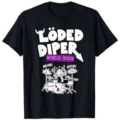 Diary of a Wimpy Kid Front and Back Loded Diper Band Funny T-Shirt