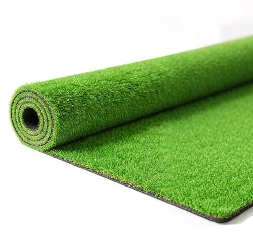Artificial Grass, Fake Grass Mat, Synthetic Turf Rug, Indoor Outdoor Artificial Turf for Dogs/Patio Lawn Landscape Garden(1 * 20m/3.2 * 65.6ft)