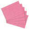 Herlitz 10835890 Karteikarte A5, 100 Stück, rosa