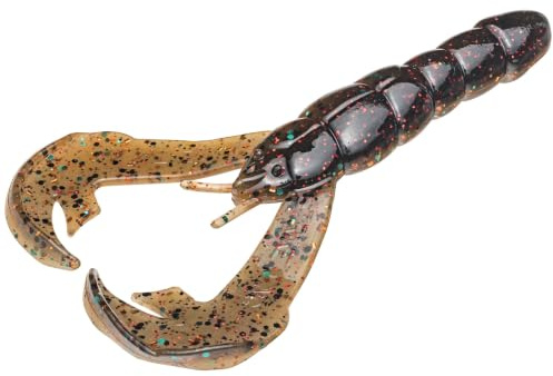 Strike King Rage Craw Angelköder, weicher Kunststoff, einzigartiges Design, realistische Zange, schlanker Körper, 10,2 cm, 7 Stück