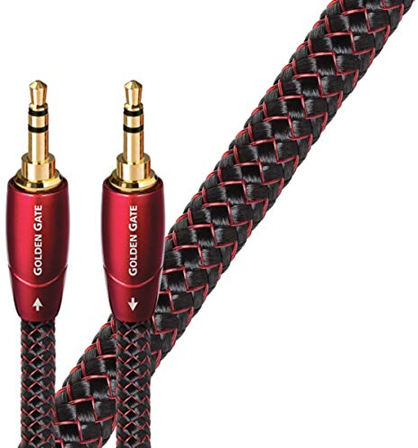 AudioQuest 2m Golden Gate 3.5mm cable de audio 3,5mm Negro - Cables de audio (3,5mm, 3,5mm, Cobre, 2 m, Negro)