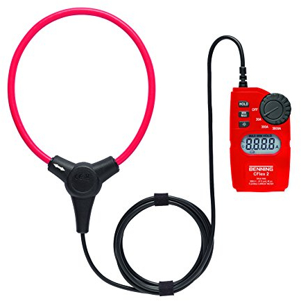 Benning 044069 CFlex 2 Digitales Zangenmessgerät, Rot / Schwarz