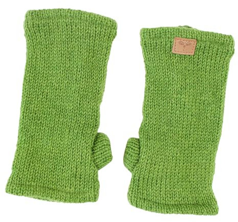 Handgearbeitete Pulswärmer (grün)