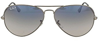 Ray-Ban 0RB3025004/7858 Aviator Large Metal Gunmetal Blue Gradient Grey Lens