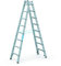 ZARGES | Profi-Sprossenleiter | beidseitig begehbar | 2 x 8 Sprossen