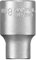 kwb llave de vaso de 8 mm de acero cv (accionamiento: cuadradillo de 3/8 pulgadas, perfil ondulado, cantos redondeados, protección de cantos, cromado mate)