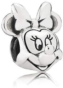 PANDORA Disney Minnie Mouse Charm Sterling-Silber 10,6 x 15,3 x 13,2 mm (T/H/B)