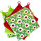 VIGAR Küchenhandtuch 4er Set Ladybug