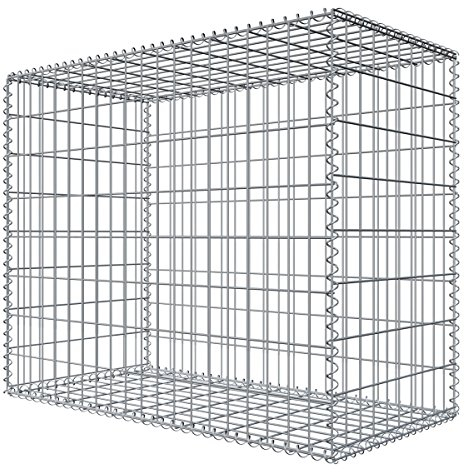 Niederberg Metall Gabion en Pierre 80x100x50 MW 5x10 Cage métallique Déco Jardin